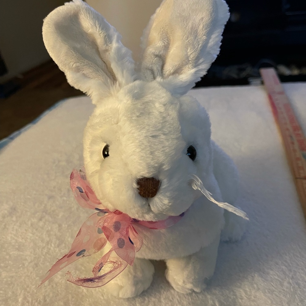 Soft Fuzzy Bunny Stuffed Animal Plush